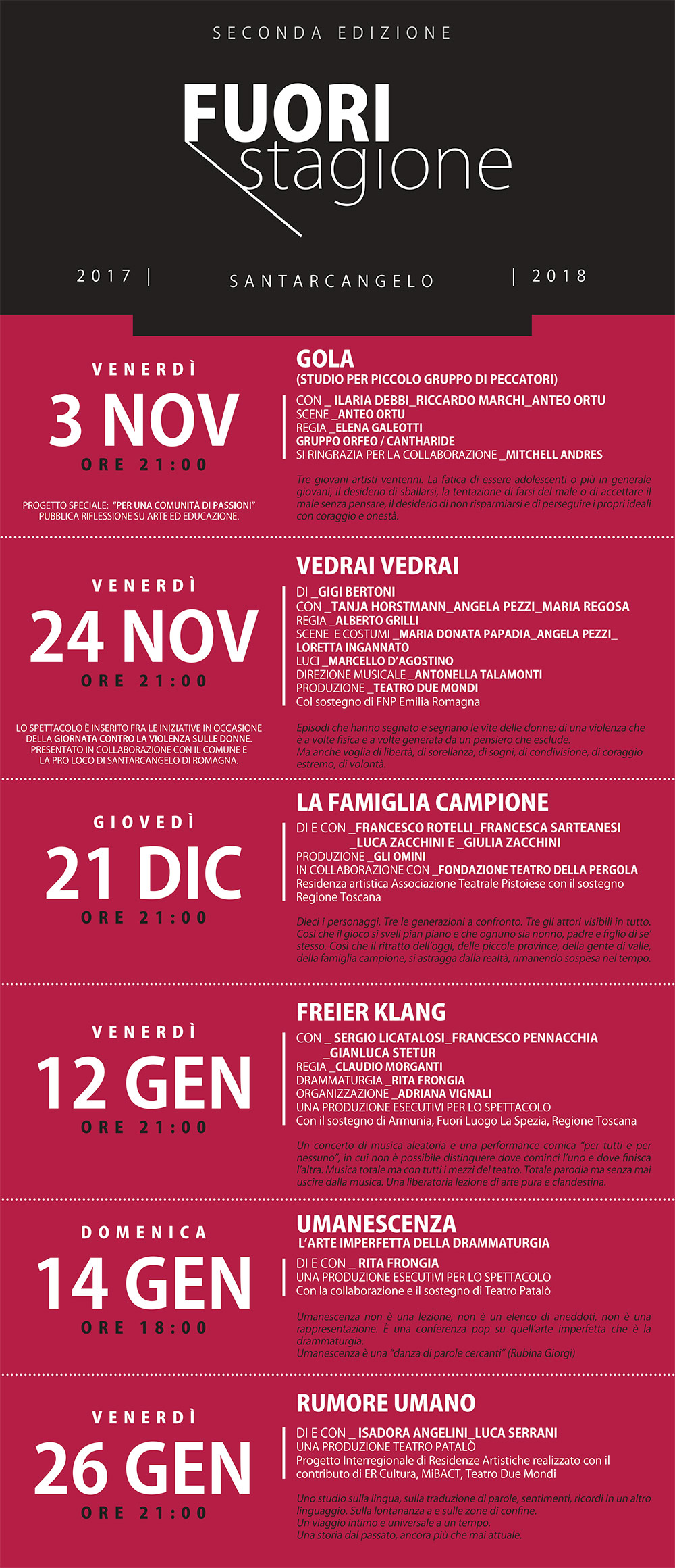 Fuori Stagione - Quarta Edizione